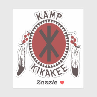 Kamp Kikakee Ernest geht zum Camp inspirierter Auf Aufkleber