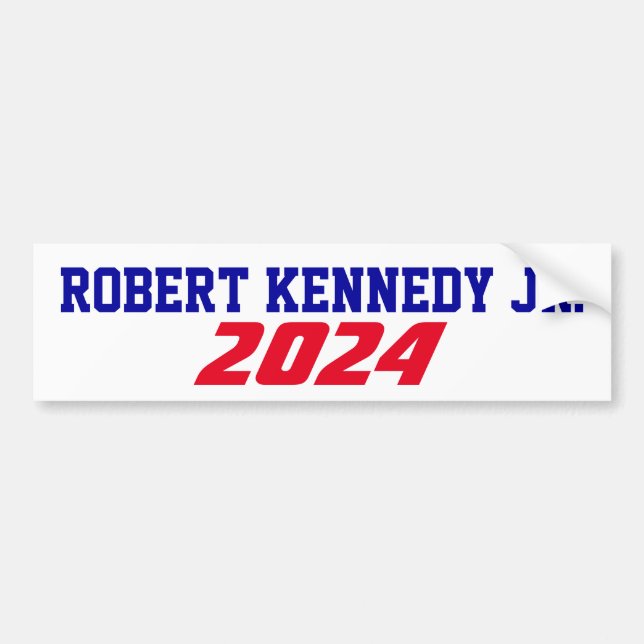 Kampagne 2024 Robert Kennedy Jr für Präsident Autoaufkleber (Vorne)