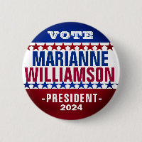 Kampagne Button von Marianne Williamson 2024