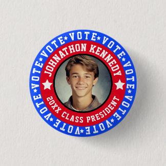 Kampagne des Blue and Red Student Body Button