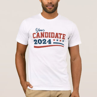 Kampagne für benutzerdefinierte Bewerbernamen T-Shirt