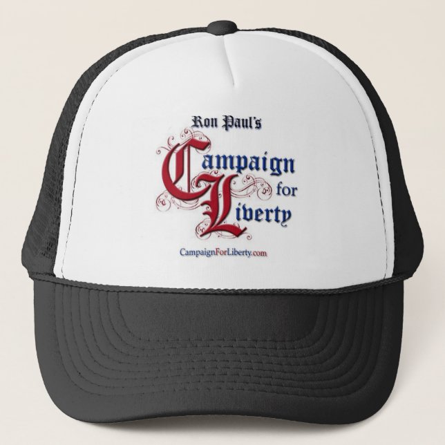 Kampagne für Freiheits-Hut RON PAUL Truckerkappe (Vorderseite)