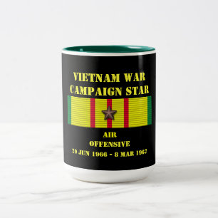 Kampagne für Luftangriffe Zweifarbige Tasse