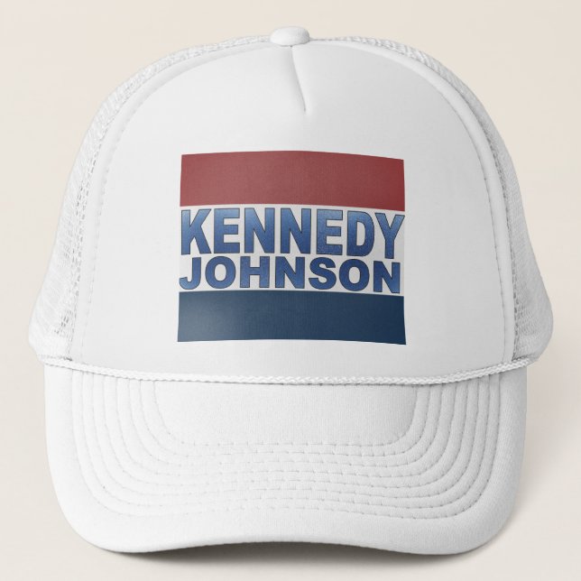 Kampagne Kennedys Johnson Truckerkappe (Vorderseite)