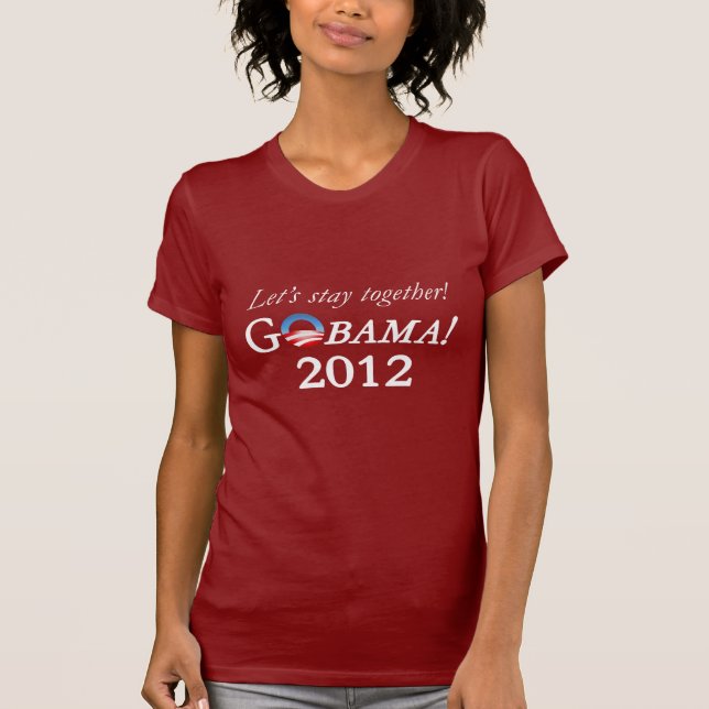 Kampagne Obama 2012 - lassen Sie uns zusammen T-Shirt (Vorderseite)