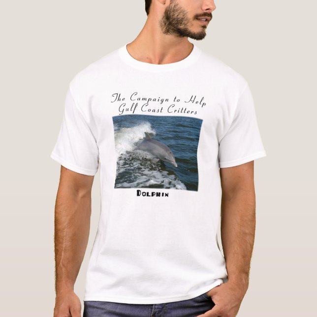 Kampagne, zum der Golf-Küsten-Lebewesen zu helfen T-Shirt (Vorderseite)