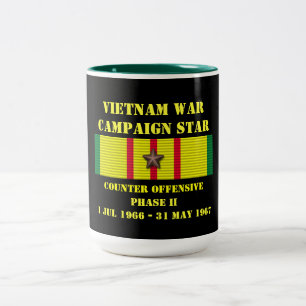 Kampagne zur Bekämpfung der Offensive Phase II Zweifarbige Tasse