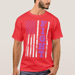 Kampagne zur Sensibilisierung für Krebs Amerikanis T-Shirt