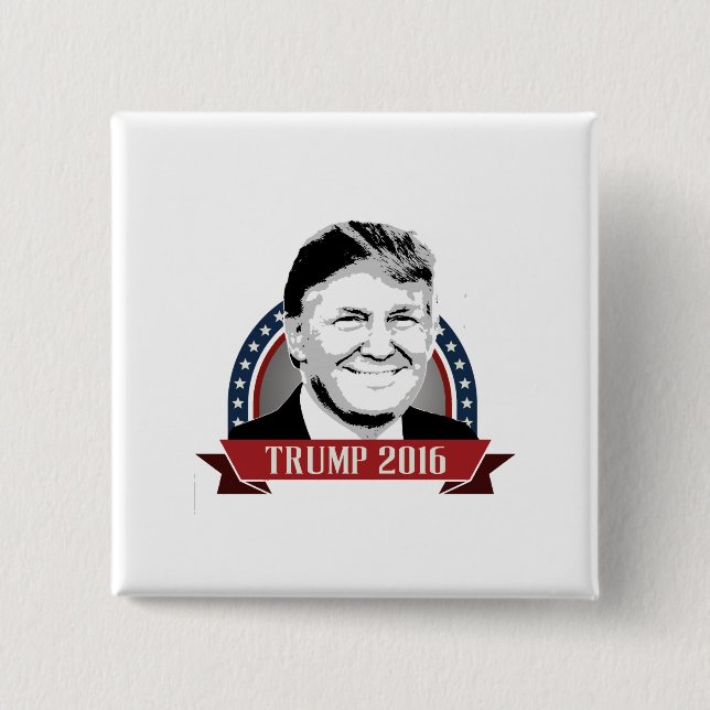 Kampagnen-Fahne des Trumpf-2016 Button (Vorderseite)