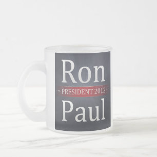 Kampagnen-Kaffee Ron Pauls 2012/Tee-Schale Mattglastasse