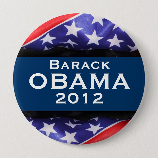 Kampagnen-Knopf OBAMA 2012 Button (Vorderseite)