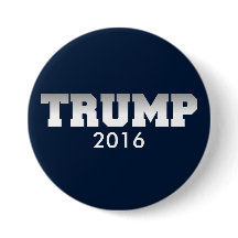 Kampagnen-Knöpfe des Trumpf-2016