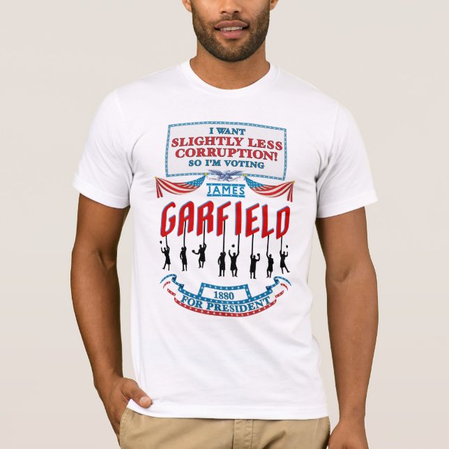 Kampagnen-Shirt James Garfield 1880 (Männer) T-Shirt (Vorderseite)