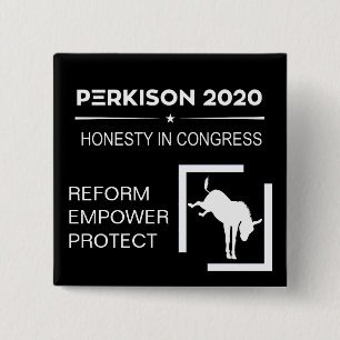 Kampagnenschaltfläche für Perkison 2020 Button