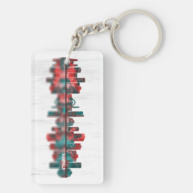 Kampala Skyline Schlüsselanhänger (Rückseite)