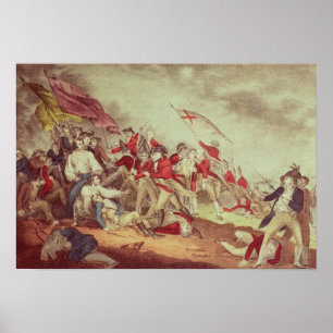 Kampf am Hügel des Bunkers Poster