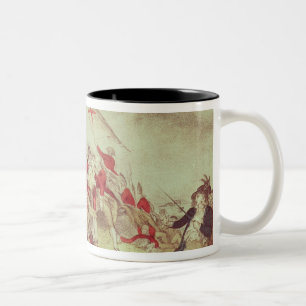 Kampf am Hügel des Bunkers Zweifarbige Tasse