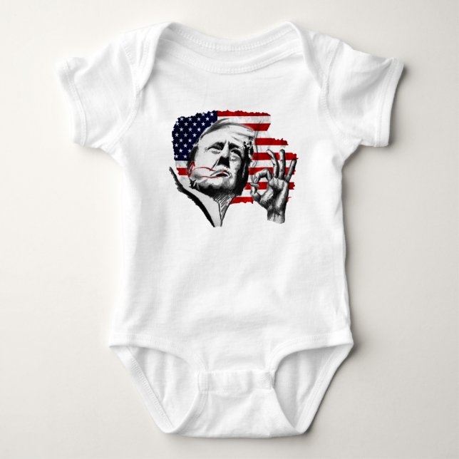 Kampf Baby Strampler (Vorderseite)