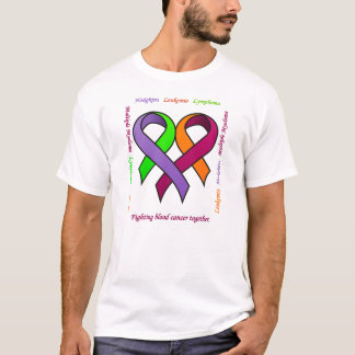 Kampf-Blut-Krebs-zusammen T - Shirt