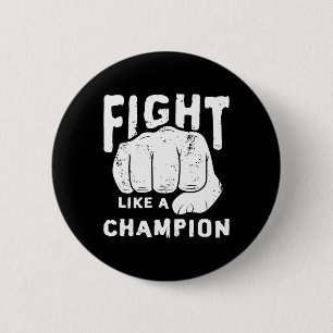 Kampf Boxen Kickboxen Match Kämpfer Kampfsport Button