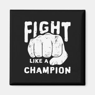 Kampf Boxen Kickboxen Match Kämpfer Kampfsport Magnet