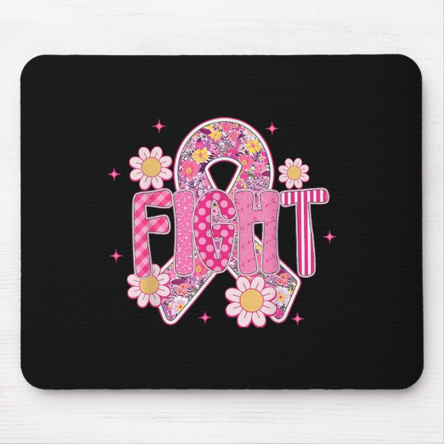 Kampf Brustkrebs Bewusstsein Krebs Überleben Mousepad (Vorne)