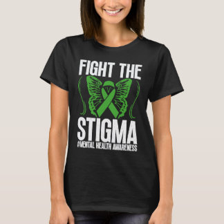 Kampf dem Stigma Angstbewusstsein Psychische Gesun T-Shirt