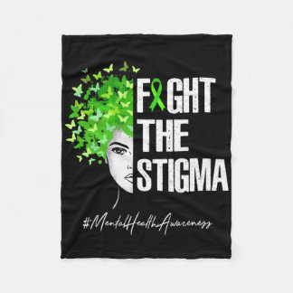 Kampf dem Stigma Psychische Gesundheit Geschenk  Fleecedecke