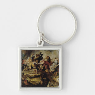 Kampf der Amazonas und des Griechen, c.1617 Schlüsselanhänger