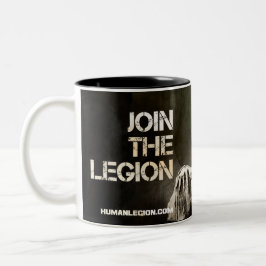 Kampf der Erdlegions-Tasse Zweifarbige Tasse