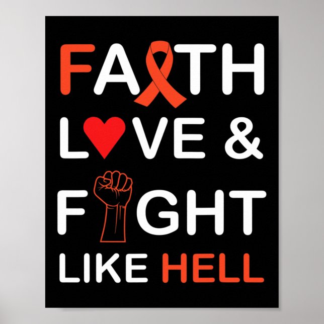 Kampf der Krebsbewusstsein und der Liebe Poster (Vorne)