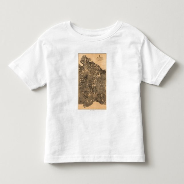 Kampf der Wildnis - ziviler Krieg panoramisch Kleinkind T-shirt (Vorderseite)