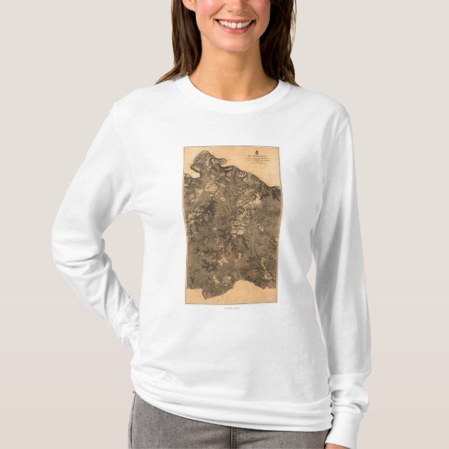 Kampf der Wildnis - ziviler Krieg panoramisch T-Shirt (Vorderseite)