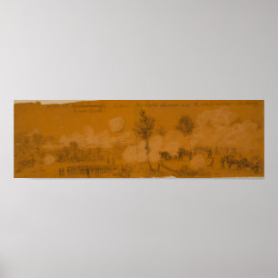 Kampf des Biber-Verdammungs-Nebenflusses Poster