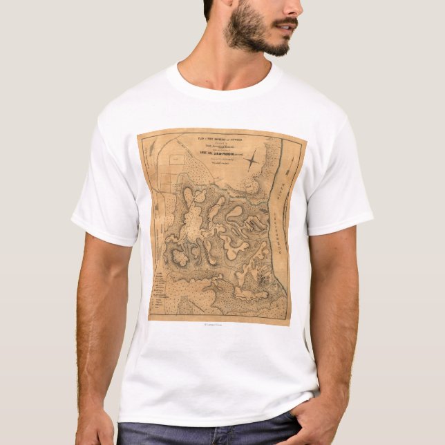 Kampf des Forts Donelson - ziviler Krieg T-Shirt (Vorderseite)