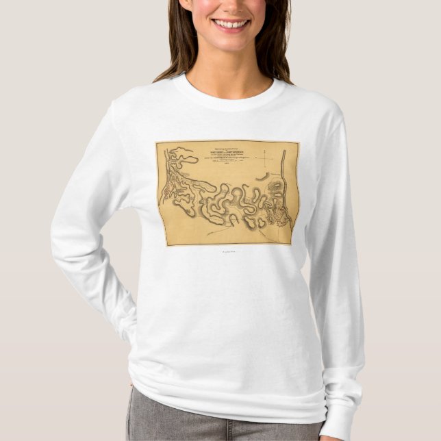 Kampf des Forts Henry - ziviler T-Shirt (Vorderseite)