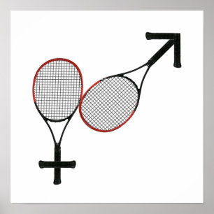 Kampf des Sex-Tennis Poster