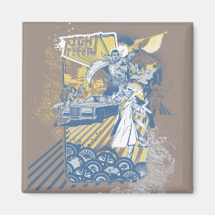 Kampf des Tigers Magnet