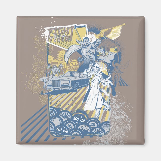 Kampf des Tigers Magnet (Vorne)