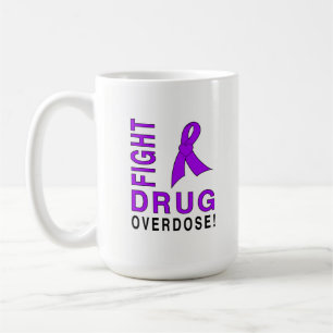 Kampf-Drogenüberdosis Kaffeetasse
