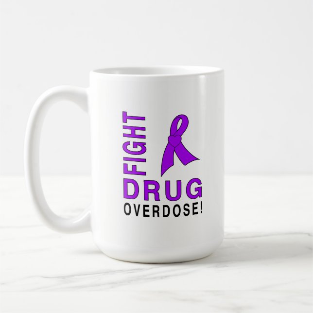 Kampf-Drogenüberdosis Kaffeetasse (Links)