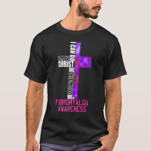 Kampf Fibromyalgie Lila Ribbon-Schmerz T-Shirt
