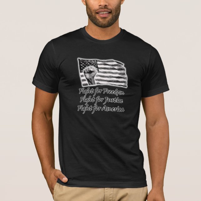 Kampf für Amerika! T-Shirt (Vorderseite)