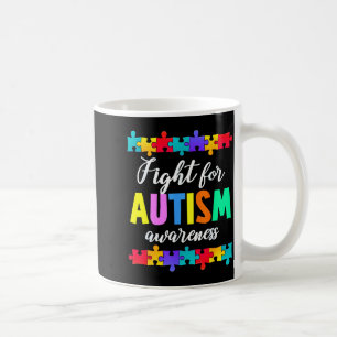 Kampf für Autismus-Bewusstsein Unterstützer-Gruppe Kaffeetasse