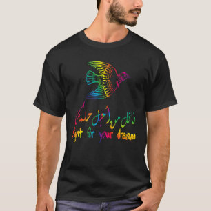 Kampf für deinen Traum arabische Kalligrafie T-Shirt