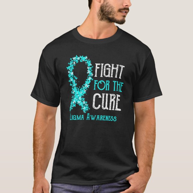 Kampf für die Heilung Ligma Bewusstsein blauer Ban T-Shirt (Vorderseite)