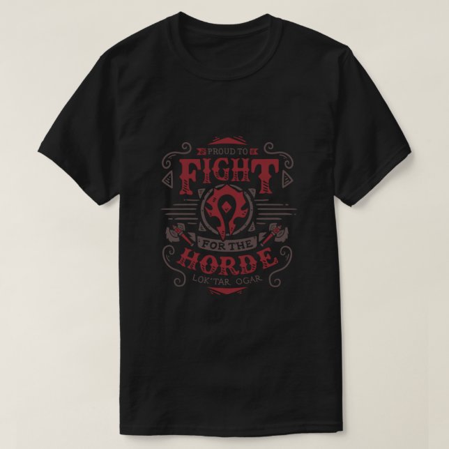 Kampf für die Horde Classic T-Shirt (Design vorne)