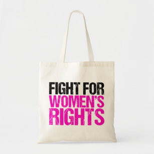 Kampf für die Rechte der Frau Tragetasche