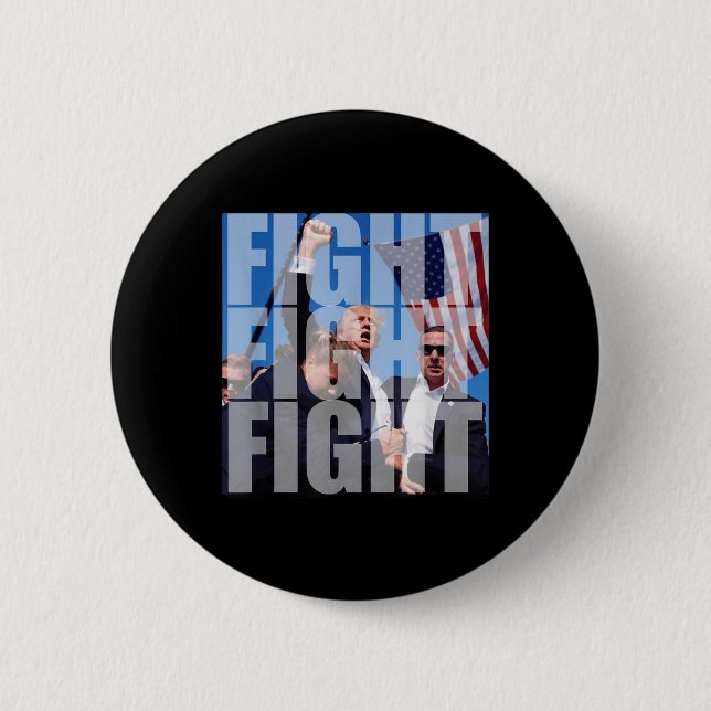 Kampf für Donald Trump 2024 - US Electi Button (Vorderseite)
