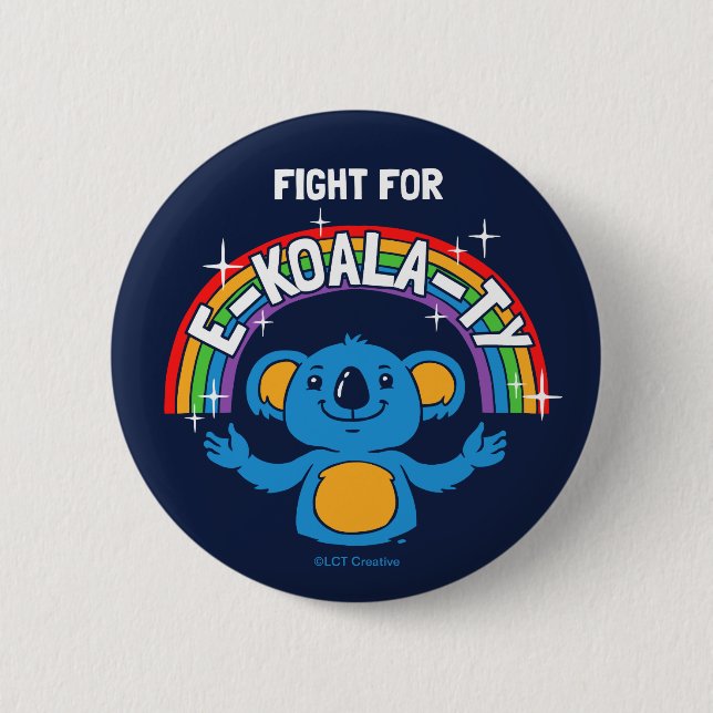 Kampf für E-Koala-Ty Button (Vorderseite)